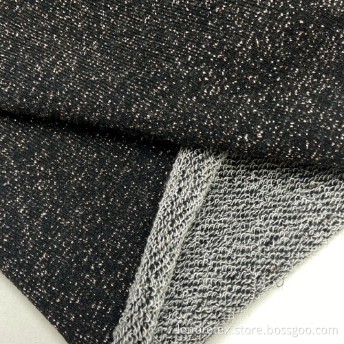 Polyester Rayon Cotton Stretch Knit French Terry Fabric